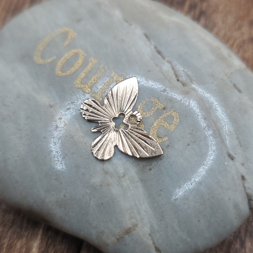 Monarch‎ sunburst butterfly pendant